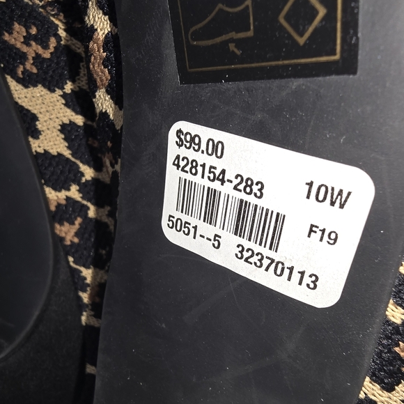 A MTL 1980 Leapard Heeled Boots nwot - Picture 8 of 9